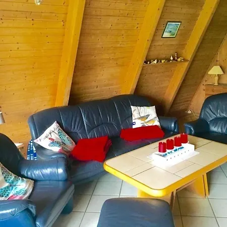 Spitzdachferienhaus Mit Schwedenofen Und Garten Damp